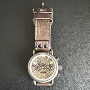 Frye Officer Gunmetal Dial Men’s Watch